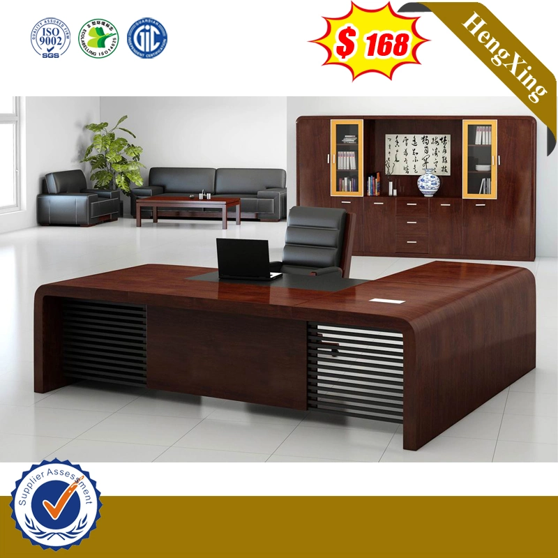 High Glossy Solid Wood Veneer Hotel Hospital Office Executive Table