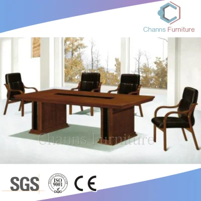 Mesa de reuniones de escritorio de chapa de muebles de oficina de gran tamaño (CAS